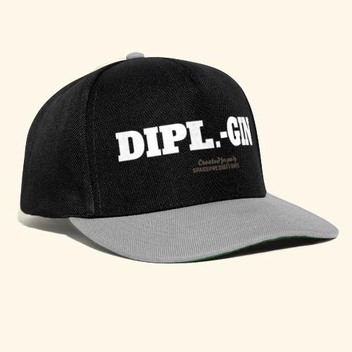 Dipl.-Gin T Shirt Design für Ingenieure & Gin-Fans - Snapback Cap