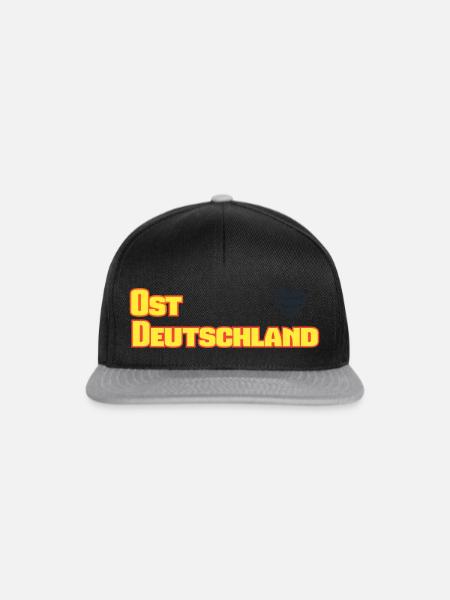 Ostdeutschland - Snapback Cap - Schwarz/Grau