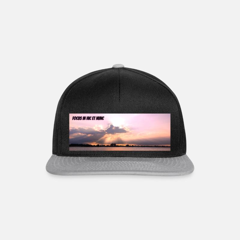 Intemporel - Casquette snapback - noir/gris