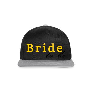 Bride to be - Casquette snapback - noir/gris - Devant
