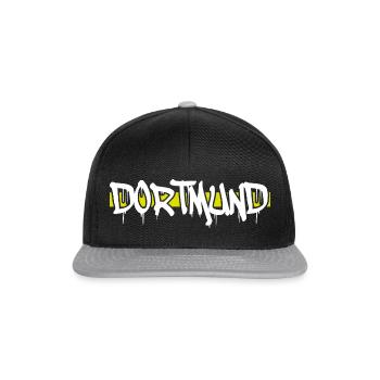 Dortmund - Snapback Cap - Schwarz/Grau - Vorne