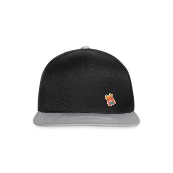 Rucksack - Snapback Cap - Schwarz/Grau - Vorne
