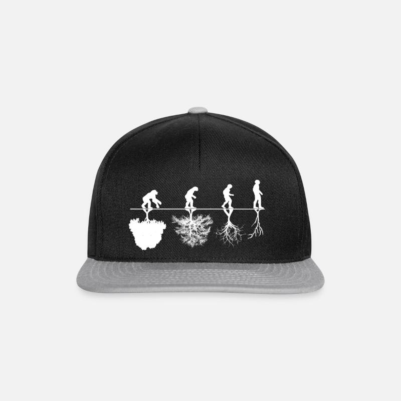 Evolution criticism - Snapback Cap - black/grey