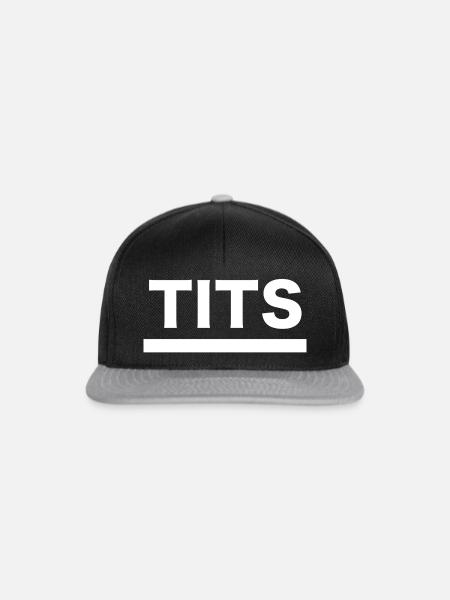 TITS - Snapback Cap - Schwarz/Grau