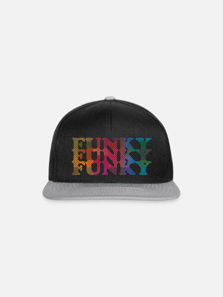 Funky - Snapback Cap - Schwarz/Grau