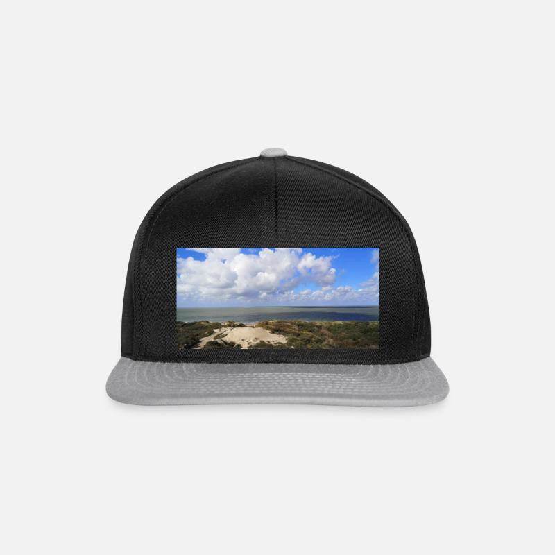 Renesse Beach - Snapback Cap - Schwarz/Grau