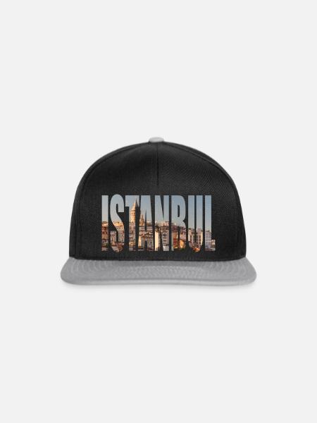 istanbul - Snapback Cap - Schwarz/Grau