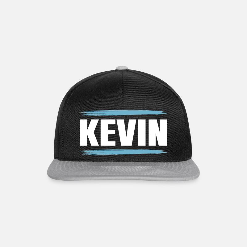 Kevin - Snapback Cap - Schwarz/Grau