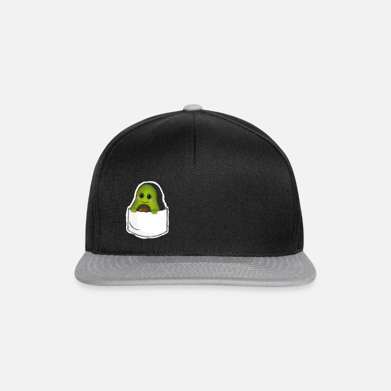 Avocado - Snapback Cap - Schwarz/Grau