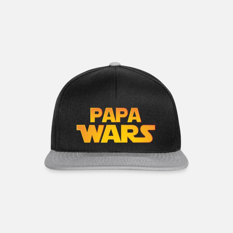 PAPA WARS - Casquette snapback - noir/gris