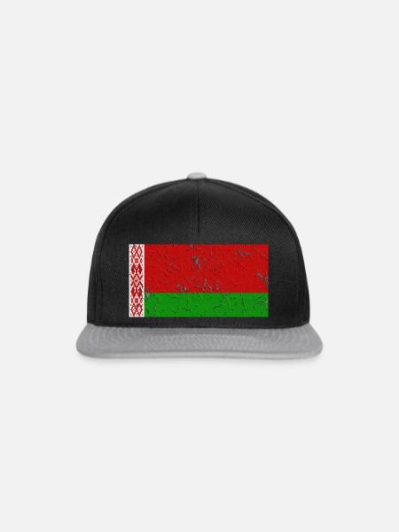 Weißrussland - Snapback Cap - Schwarz/Grau