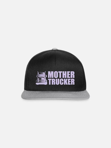 Mother Trucker - Snapback Cap - Schwarz/Grau