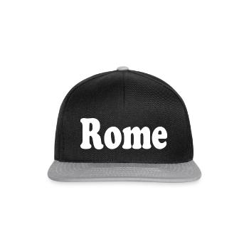 Rome Rome - Snapback Cap - black/grey - Front