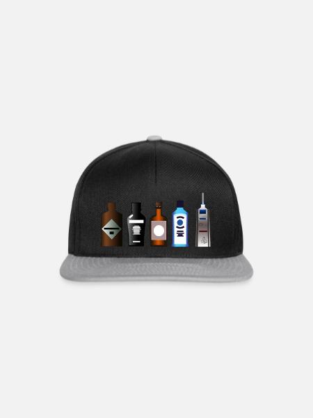 GIN - Snapback Cap - Schwarz/Grau
