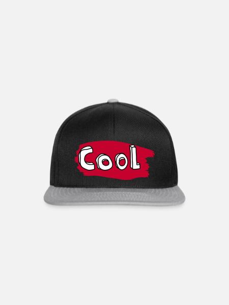 cool - Snapback Cap - Schwarz/Grau