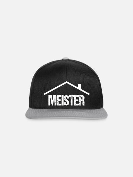 Hausmeister - Snapback Cap - Schwarz/Grau