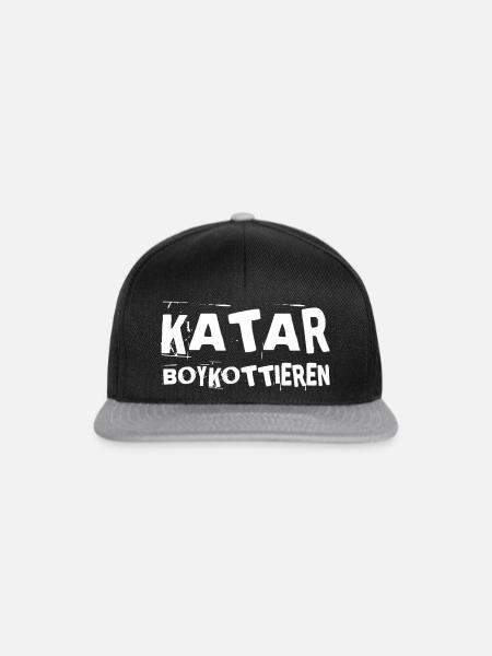 WM Katar - Snapback Cap - Schwarz/Grau