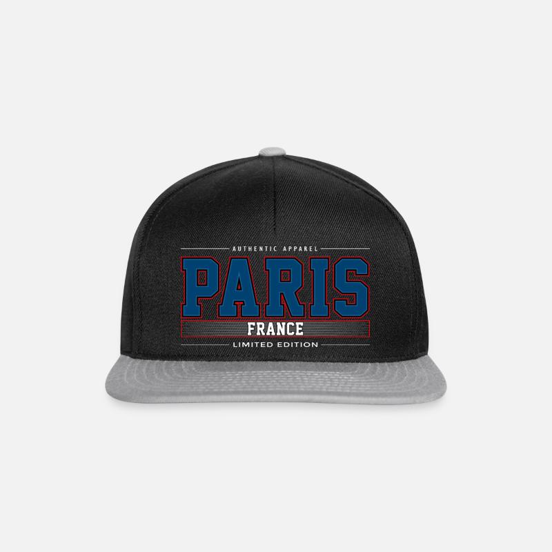 Paris - Snapback Cap - black/grey