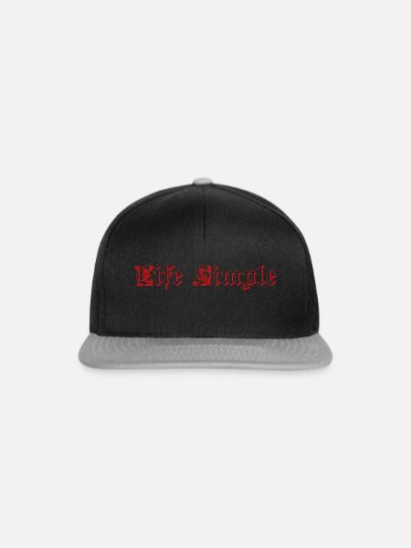 Life Simple - Snapback Cap - Schwarz/Grau