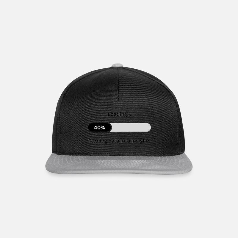 Loading - Turning data into insights - Snapback Cap - Schwarz/Grau
