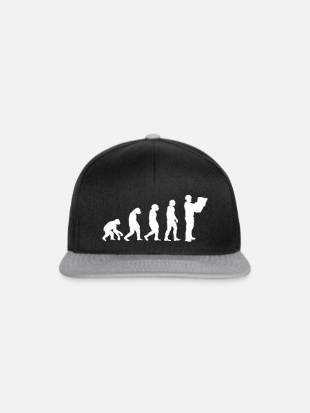 Evolution Bauleiter Architekt Baustelle - Snapback Cap - Schwarz/Grau