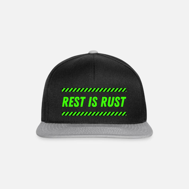 Rest is Rust | Exercise - Snapback Cap - black/grey