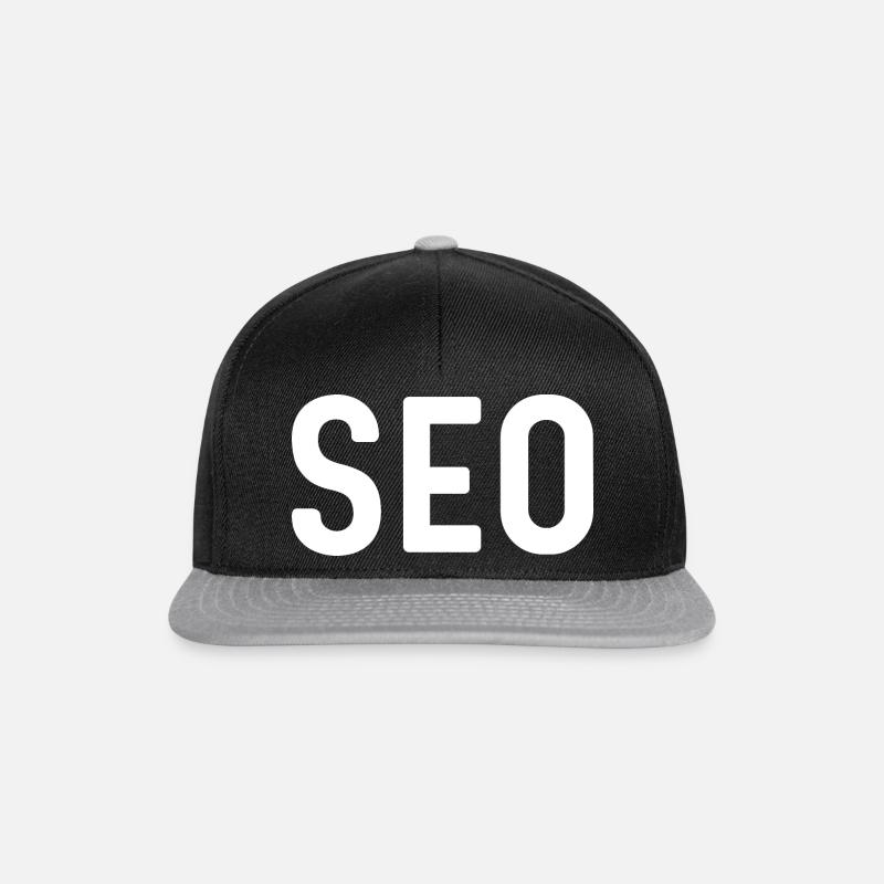 SEO - SEO MANAGER - SEO EXPERT - Snapback Cap - black/grey