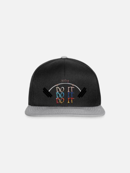 DO IT - Snapback Cap - Schwarz/Grau