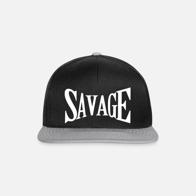 Savage Design - Snapback Cap - Schwarz/Grau