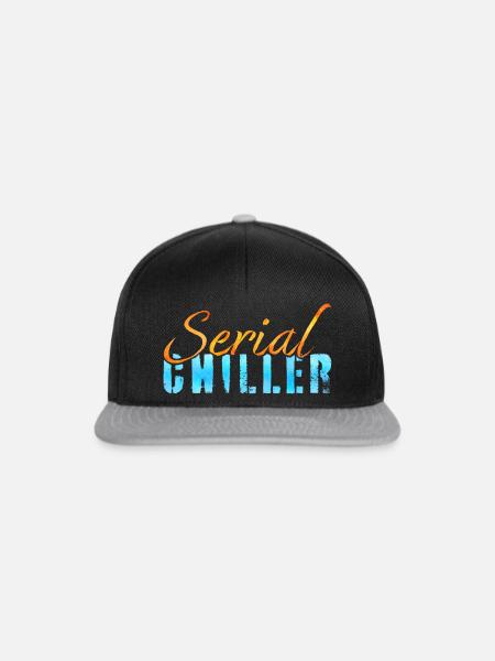 Serieller Kühler - Snapback Cap - Schwarz/Grau