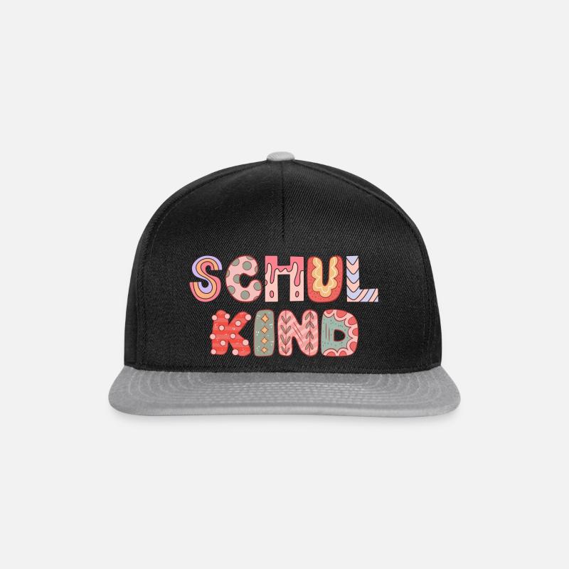 Schoolchild - Snapback Cap - black/grey