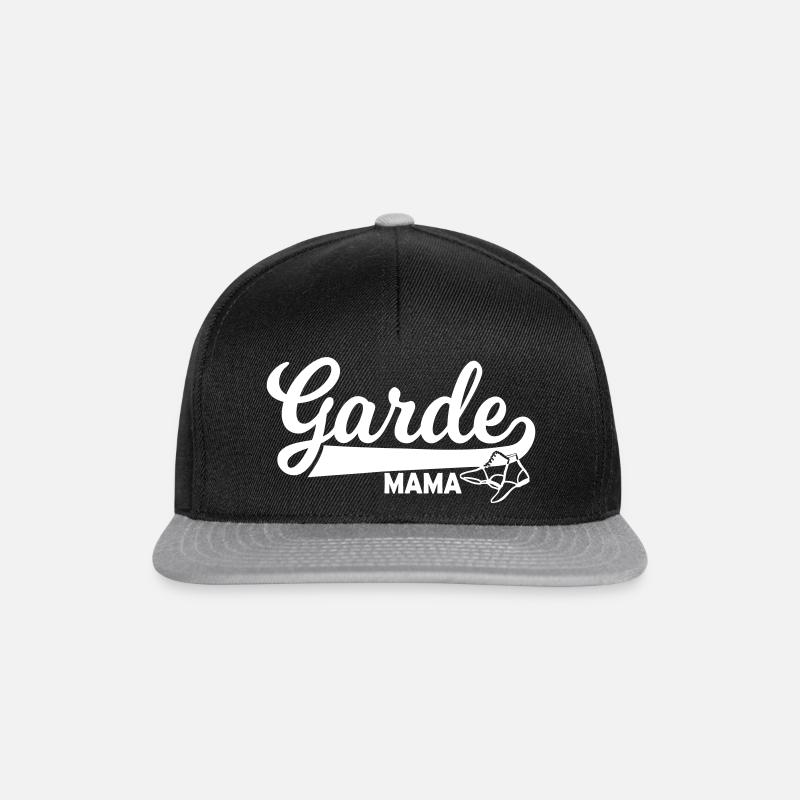 Garde Mama | Mutter Gardemädchen Tanzmariechen - Snapback Cap - Schwarz/Grau