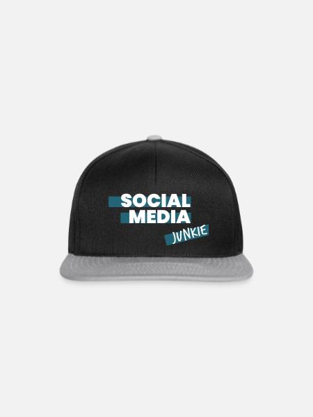 SM Junkie - Snapback Cap - Schwarz/Grau