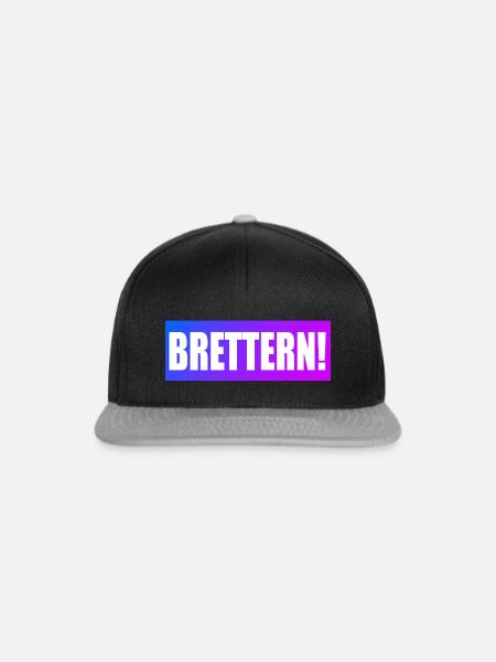 BRETTERN - Snapback Cap - Schwarz/Grau