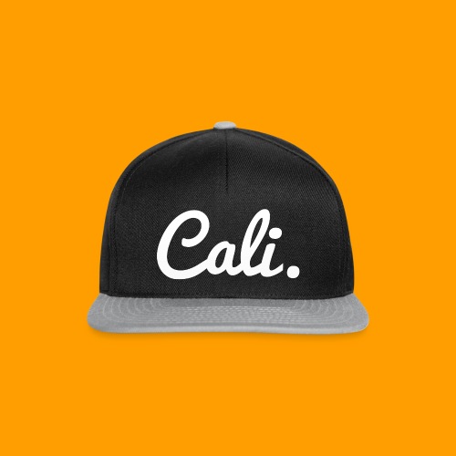 Cali s Logo Weiss - Snapback Cap