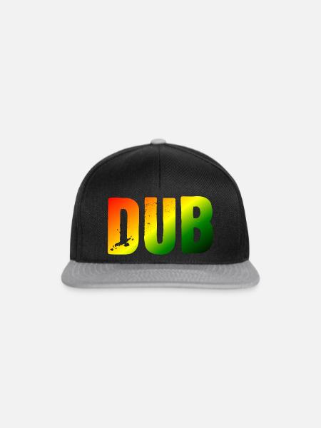DUB - Snapback Cap - Schwarz/Grau