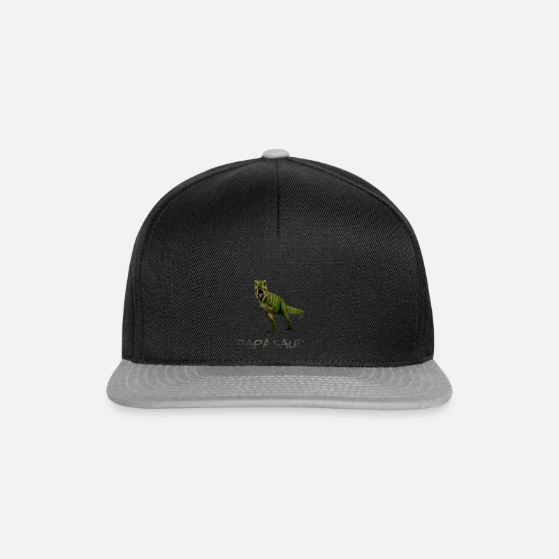 Papasaurus - Casquette snapback - noir/gris