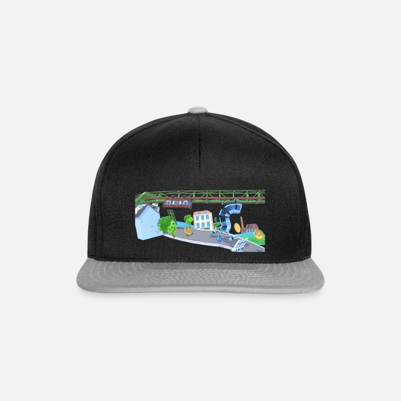 Scène de jeu Schwebibahn-Runner - Casquette snapback - noir/gris