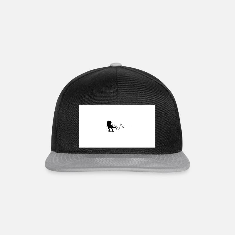 Design ohne Titel 2 - Snapback Cap - Schwarz/Grau