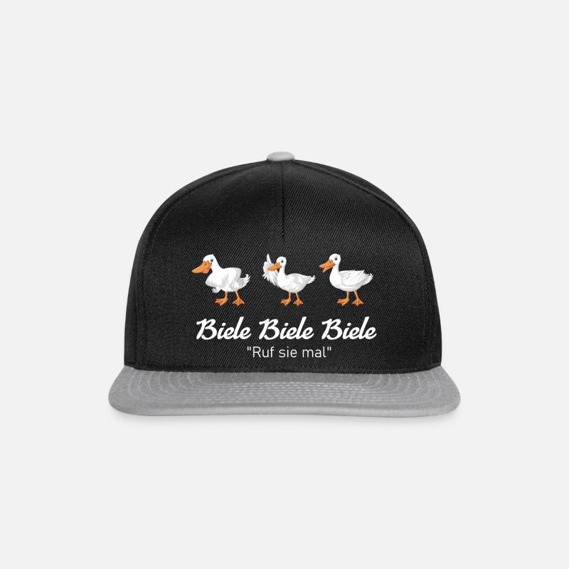Biele Biele Biele - Ruf sie mal - Snapback Cap - Schwarz/Grau