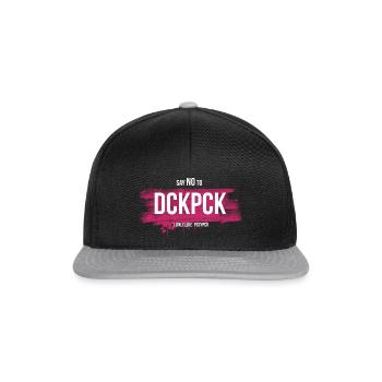 No DCKPCK - Snapback Cap - Schwarz/Grau - Vorne