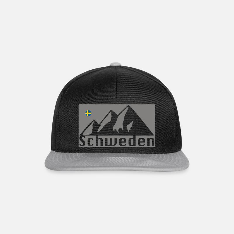 Wir lieben Schweden - Snapback Cap - Schwarz/Grau