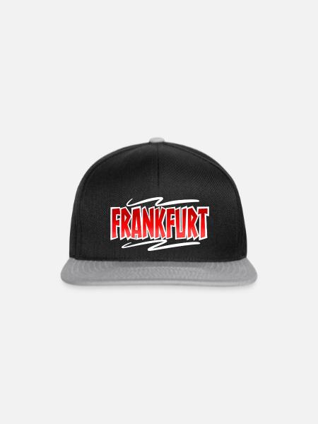 Frankfurt - Snapback Cap - Schwarz/Grau