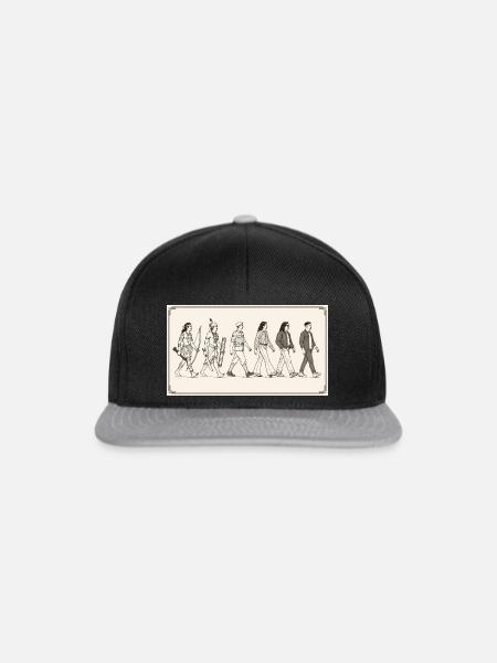 Molukkische Entwicklung durch s2soon - Snapback Cap - Schwarz/Grau