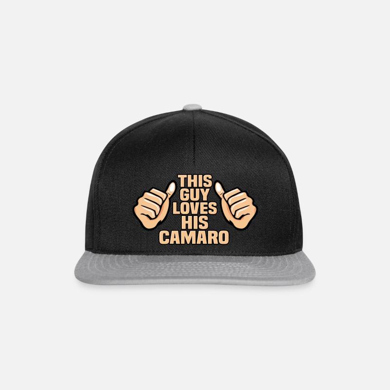 CE GARS AIME SON CAMARO - Casquette snapback - noir/gris