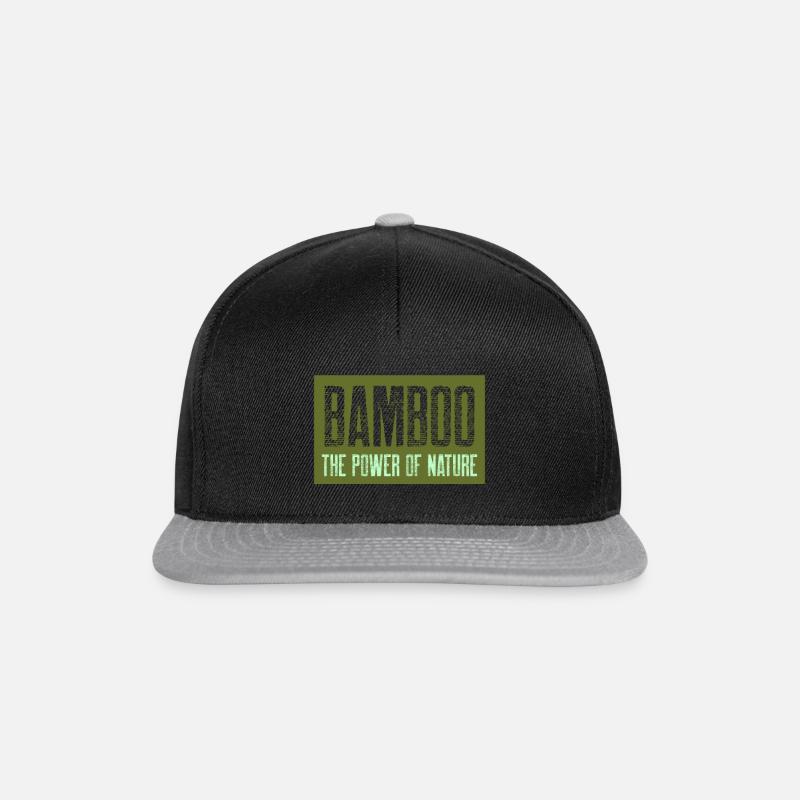 Bamboo - Snapback Cap - Schwarz/Grau
