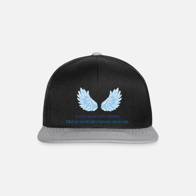 guardian angel - Snapback Cap - black/grey