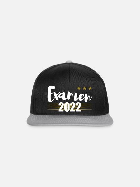 Examen 2022 gold - Snapback Cap - Schwarz/Grau