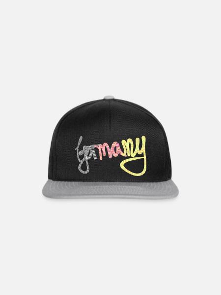 Germany - Snapback Cap - Schwarz/Grau