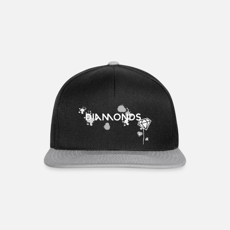 Diamonds - Snapback Cap - Schwarz/Grau